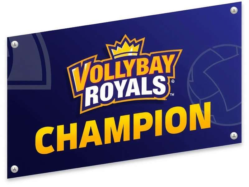 Volley Royals Champion Game Banner